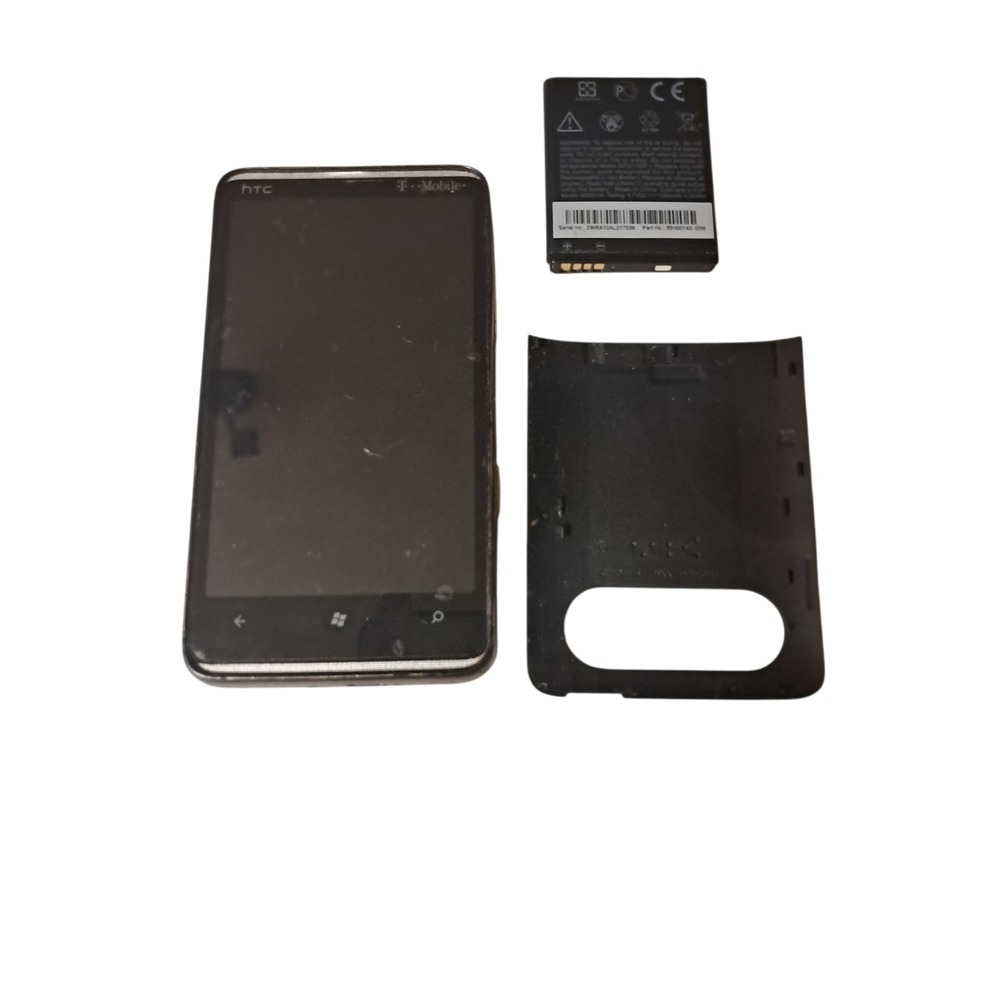 HTC HD7 - 16GB - Black (T-Mobile) Vintage Windows Phone 7 Smartphone Parts Only